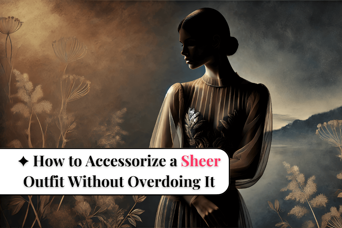 How to Accessorize a Sheer Outfit Without Overdoing It