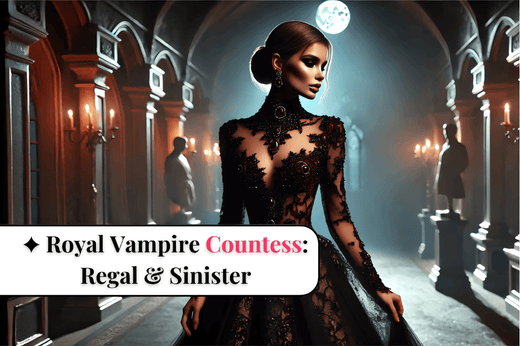 Royal Vampire Countess: Regal and Sinister Costume Ideas