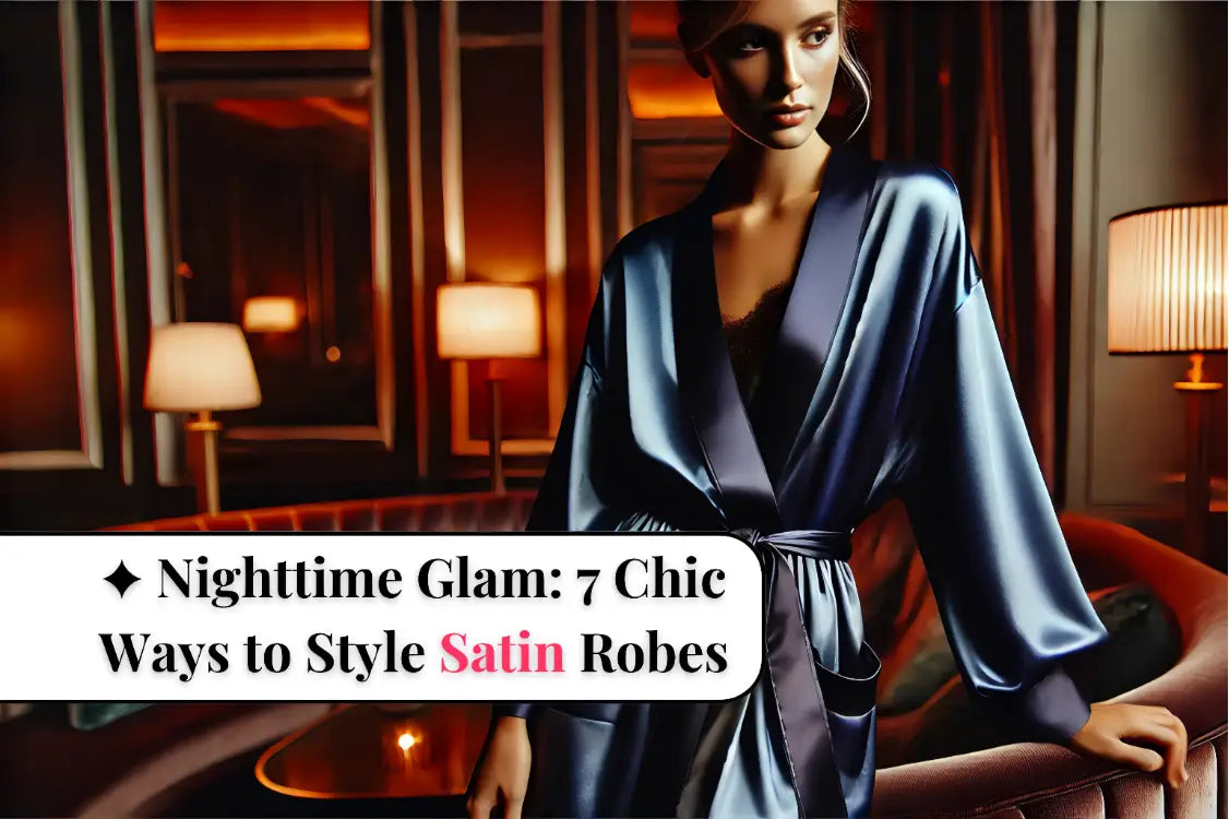 Nighttime Glam: 7 Chic Ways to Style Satin Robes