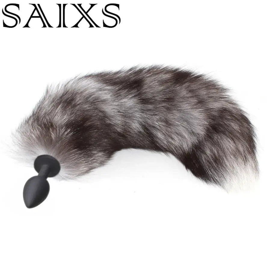 Fox Tails Anal Plug Silicone Anal Sex Toys Butt plug Sex Games Role play Cosplay Toys plug Drop Shipping