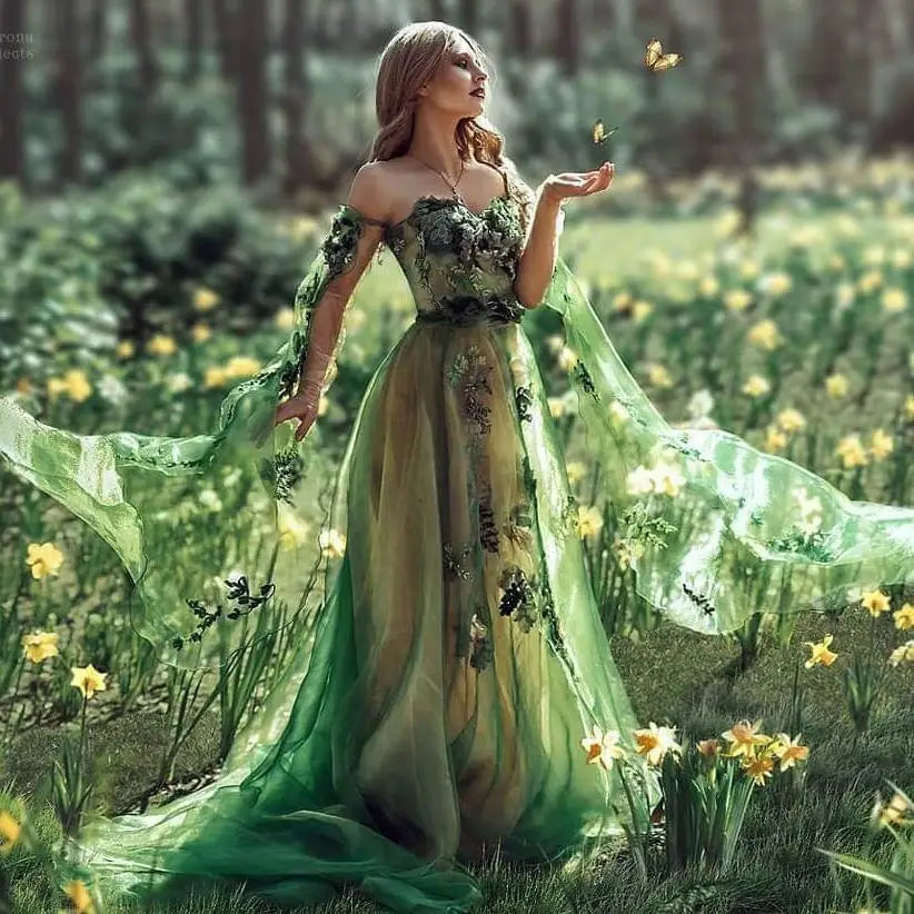 Jungle Fairy Dress | Fantasy Party Wear Jungle Fairy Dress | Fantasy Party Wear