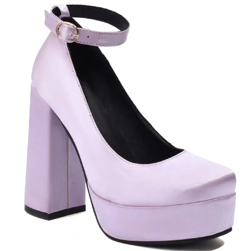 Sexy Hot Pink Shoes - light purple / 4
