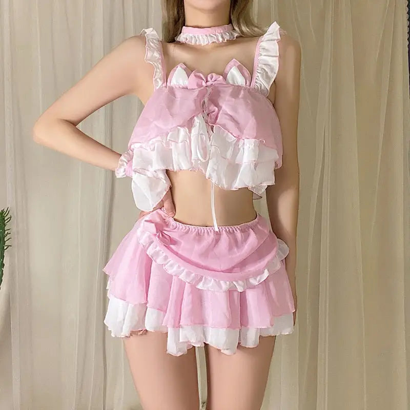 Sexy Kitty Costume - Pink / One Size