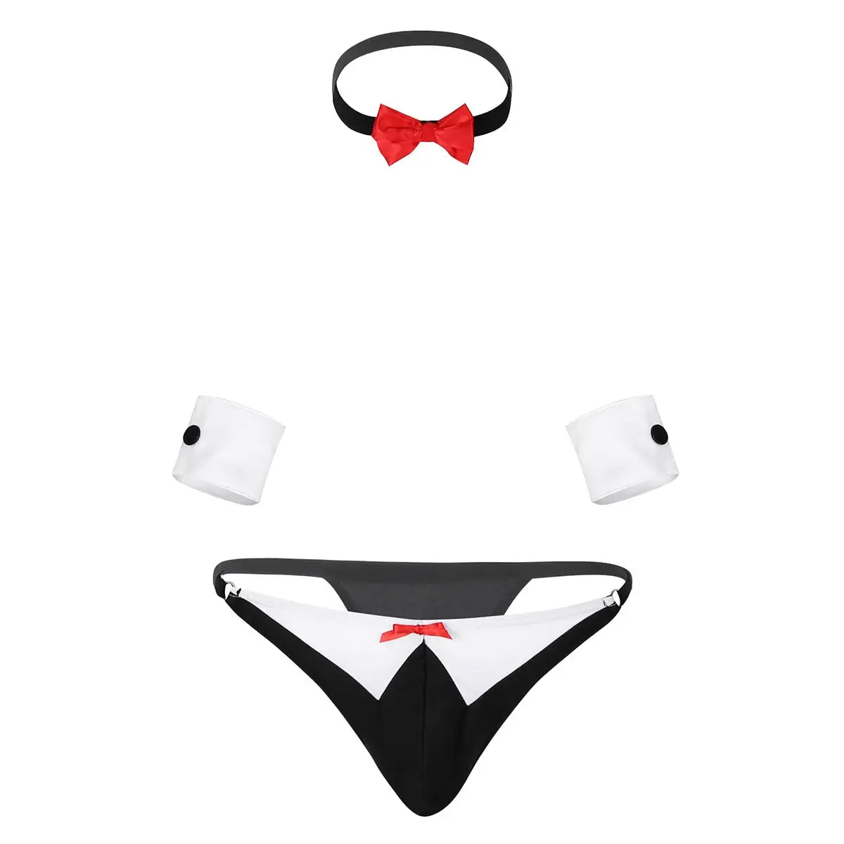 Sexy Nurse Costume For Men - Black A / M