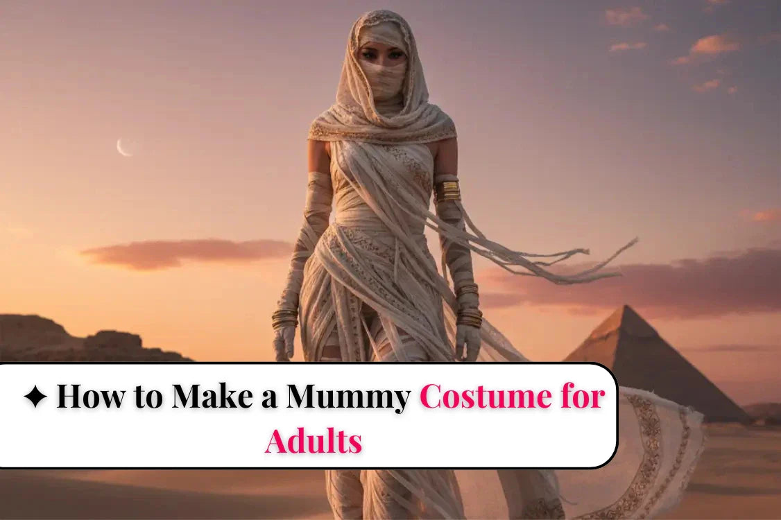How to Make a Mummy Costume for Adults