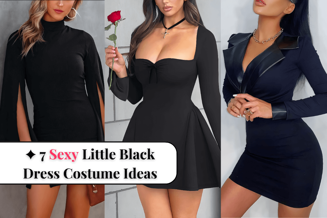 7 Ways to Elevate Your Little Black Dress into a Sexy Costume