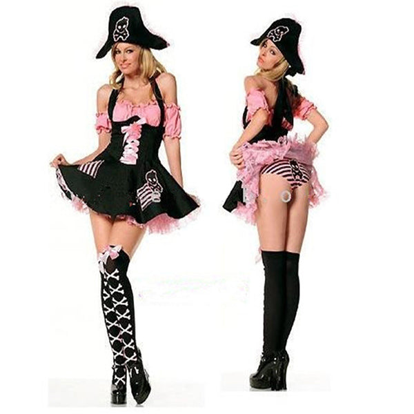 Sexy Pink Pirate Costume