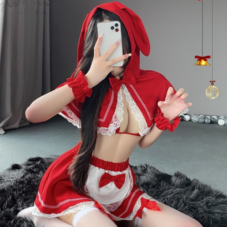Red Riding Bunny Costume