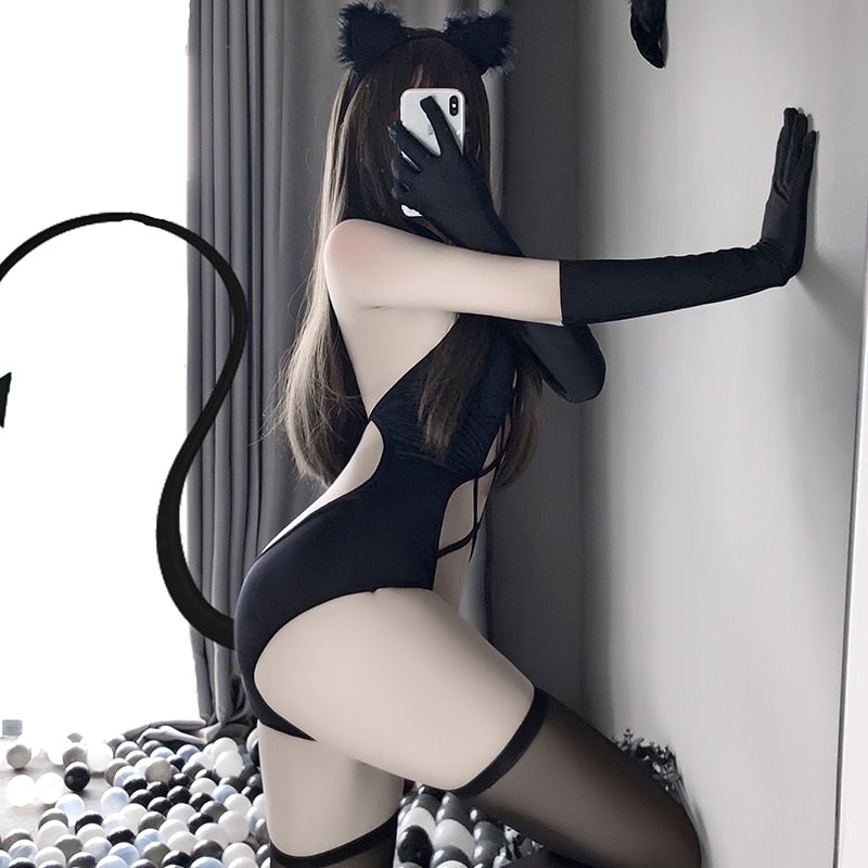 Black Sexy Cat Costume
