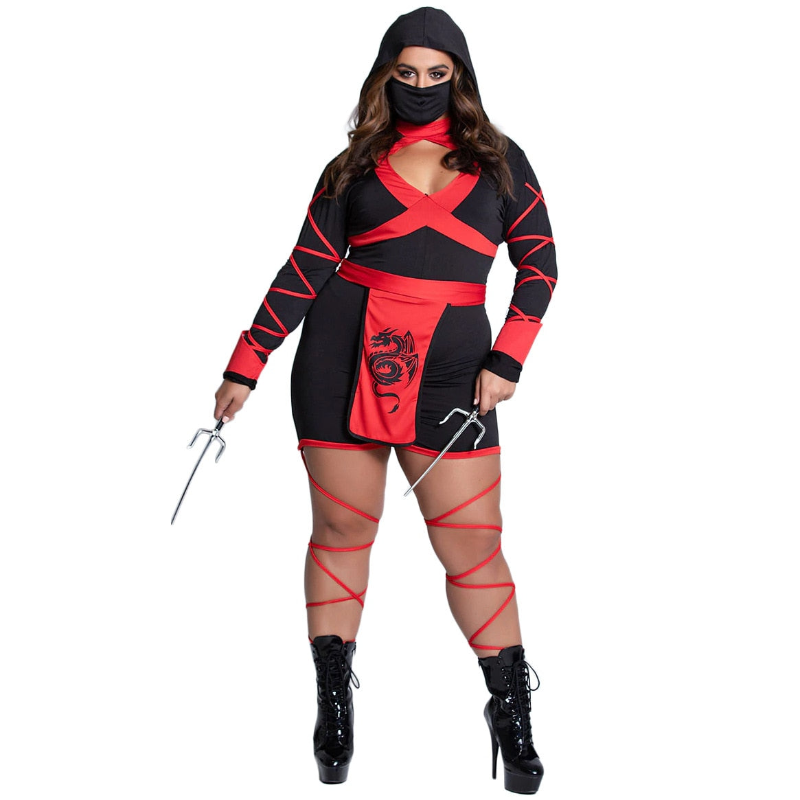 Sexy Plus Size Ninja Costume