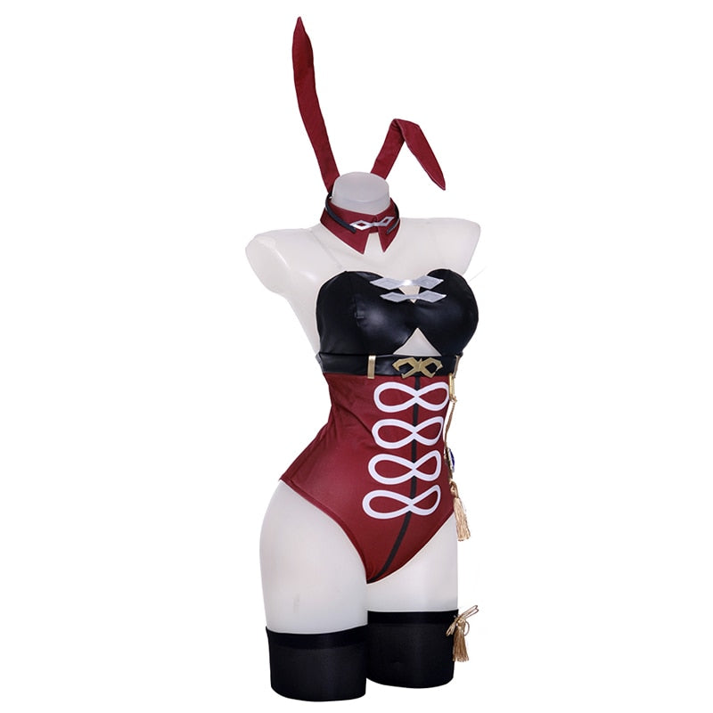 Red Girl Bunny Outfit