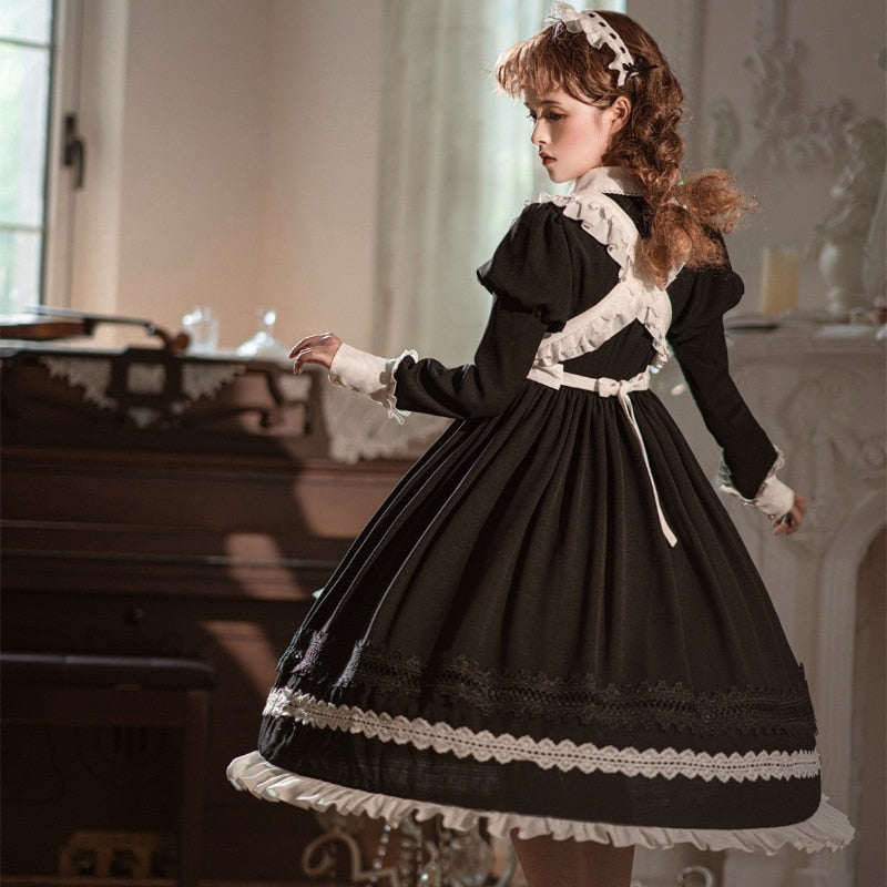 Long Sleeve Maid Dress