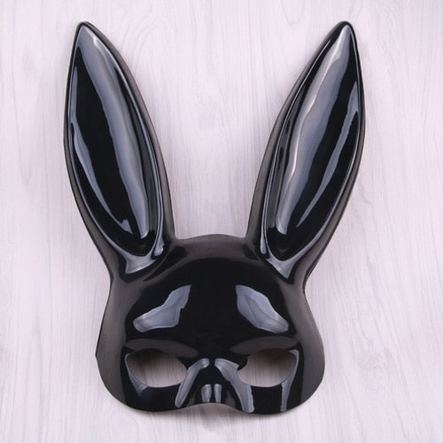 Máscara de conejito negro
