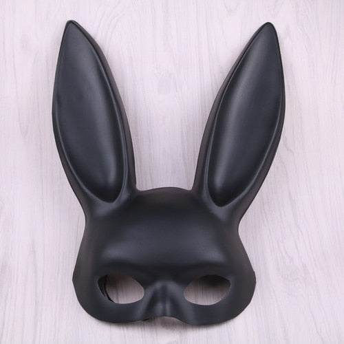 Black Bunny Mask