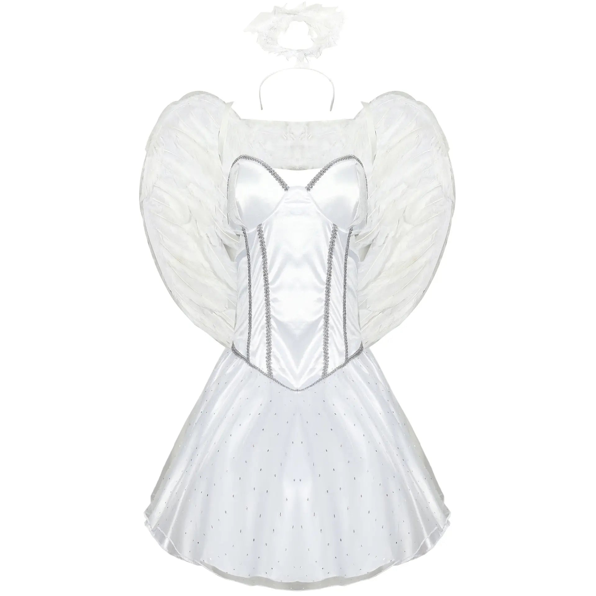 Angel Dress Costume - White / M