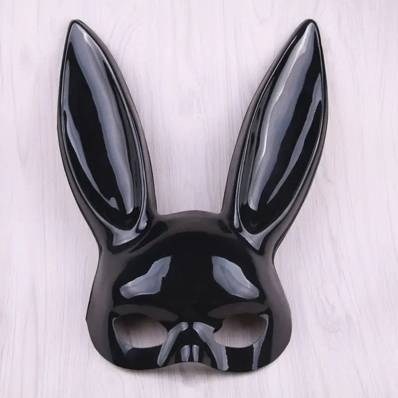 Black Bunny Mask