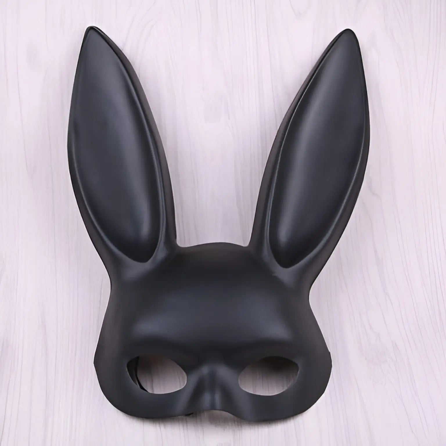 Black Bunny Mask - Matt Black