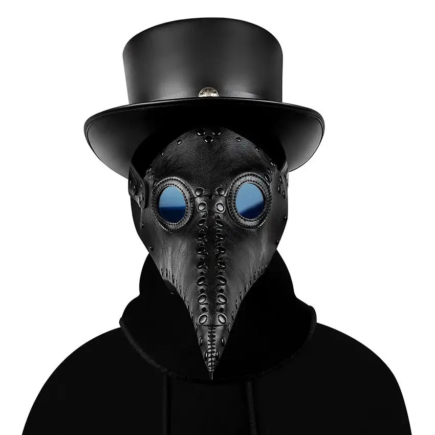 Black Plague Doctor Mask