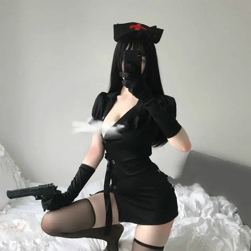 Black Sexy Nurse Costume