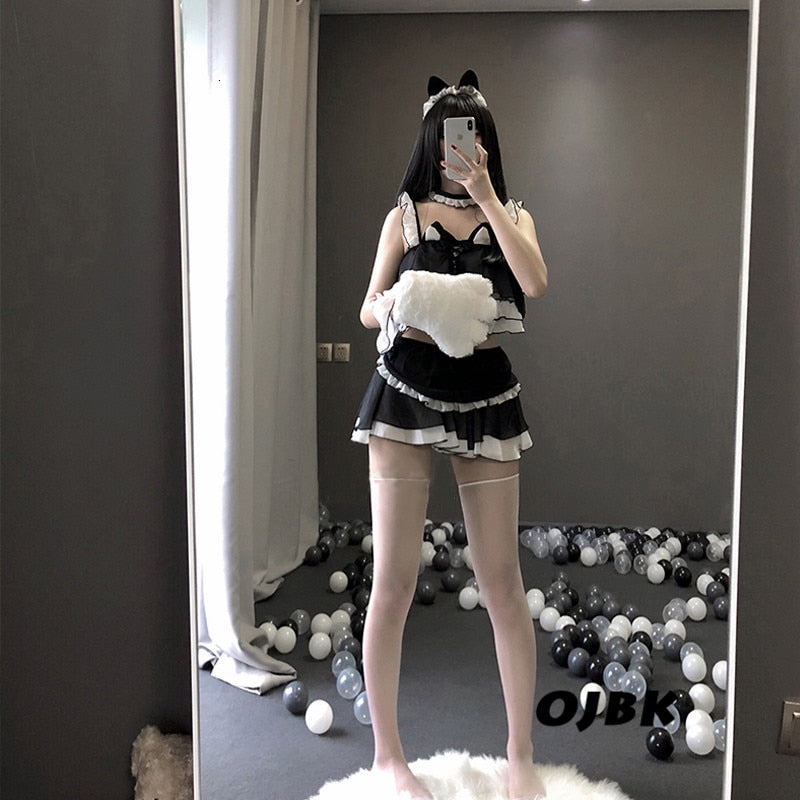 Cute Black Cat Costume