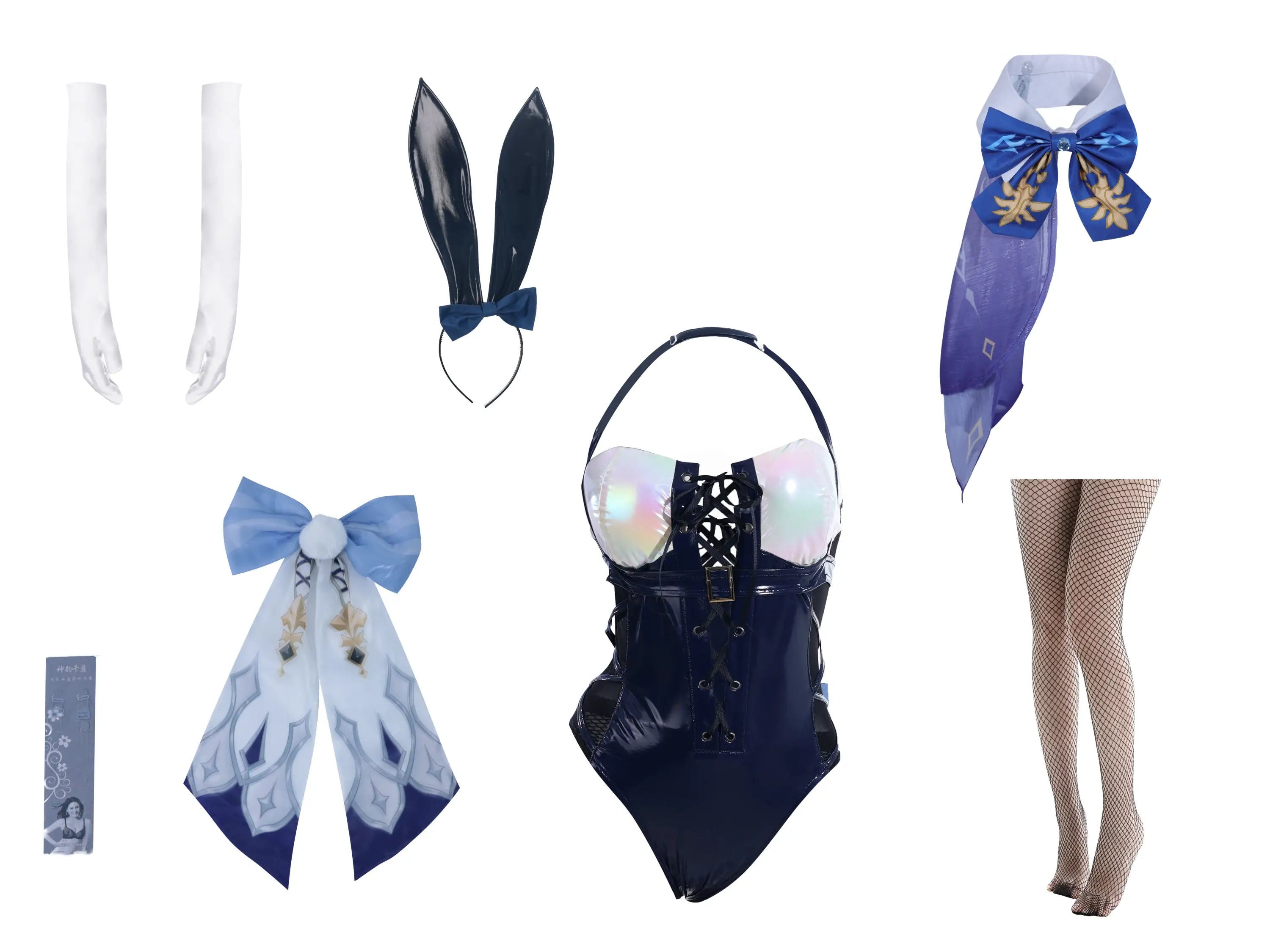 Eula Bunny Costume - Blue / S