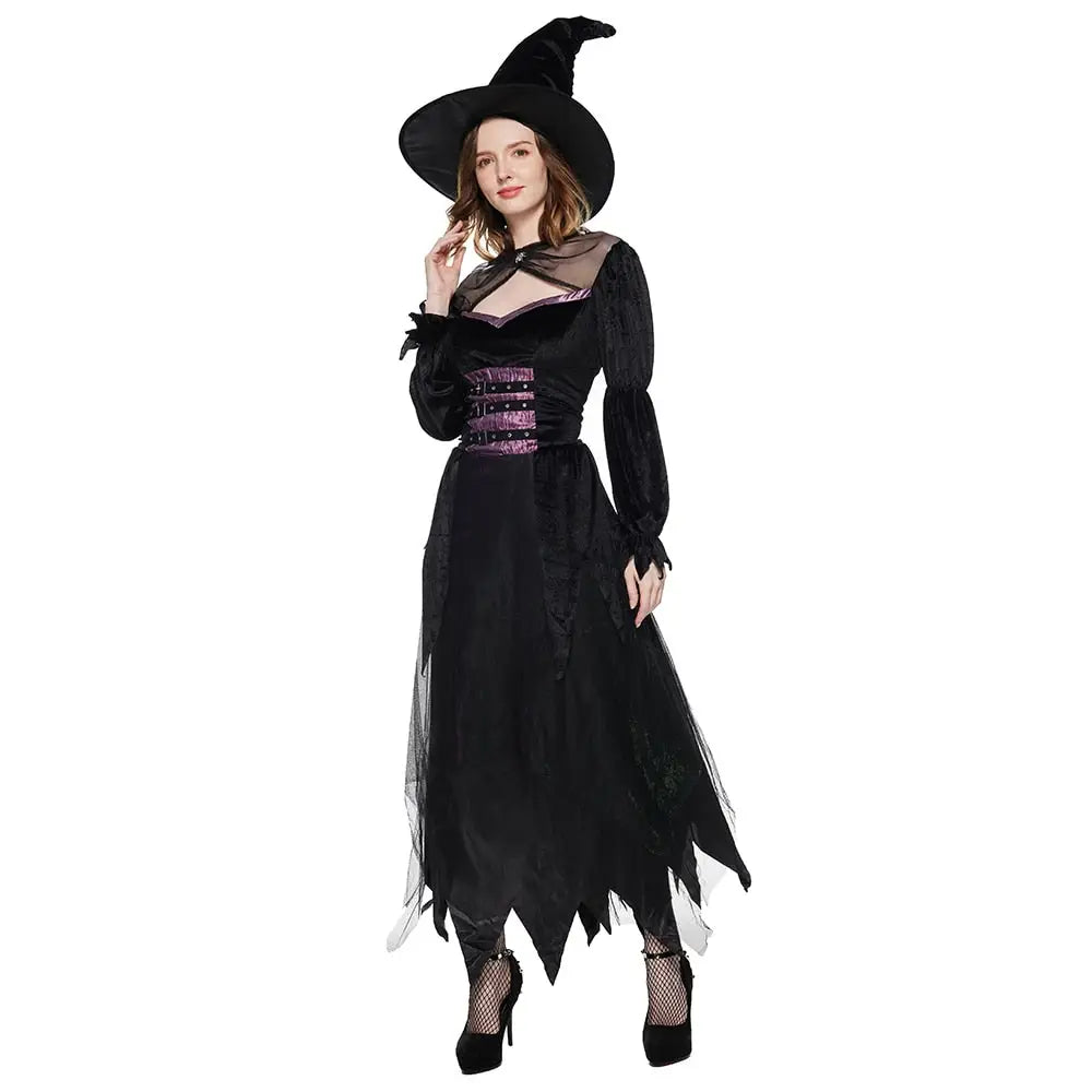 Evil Witch Costume - Black / S