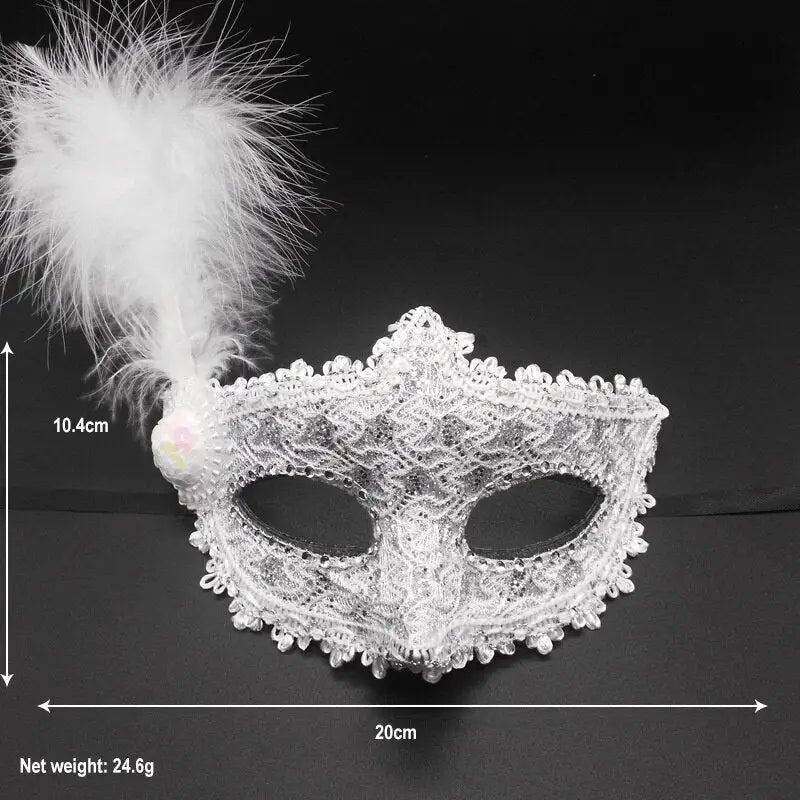 Feathered Masquerade Mask