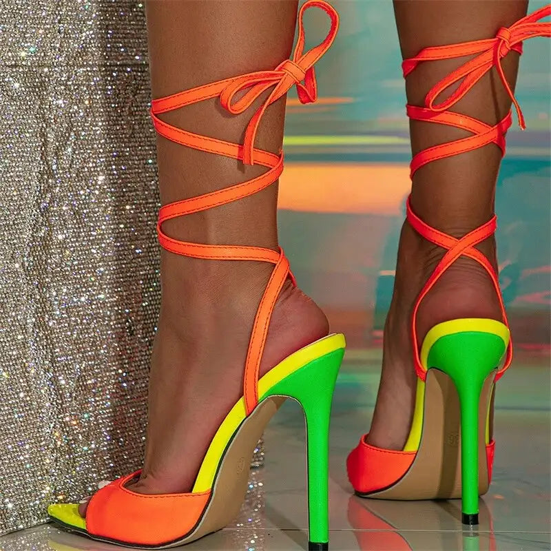 Hot Neon Sexy Shoes