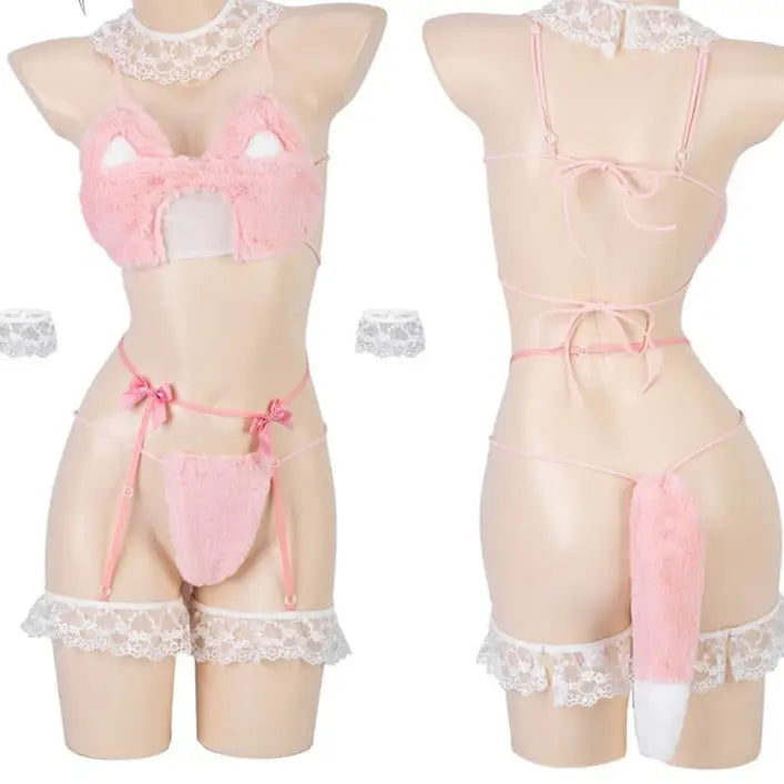 Kitten Lingerie - Pink / One Size