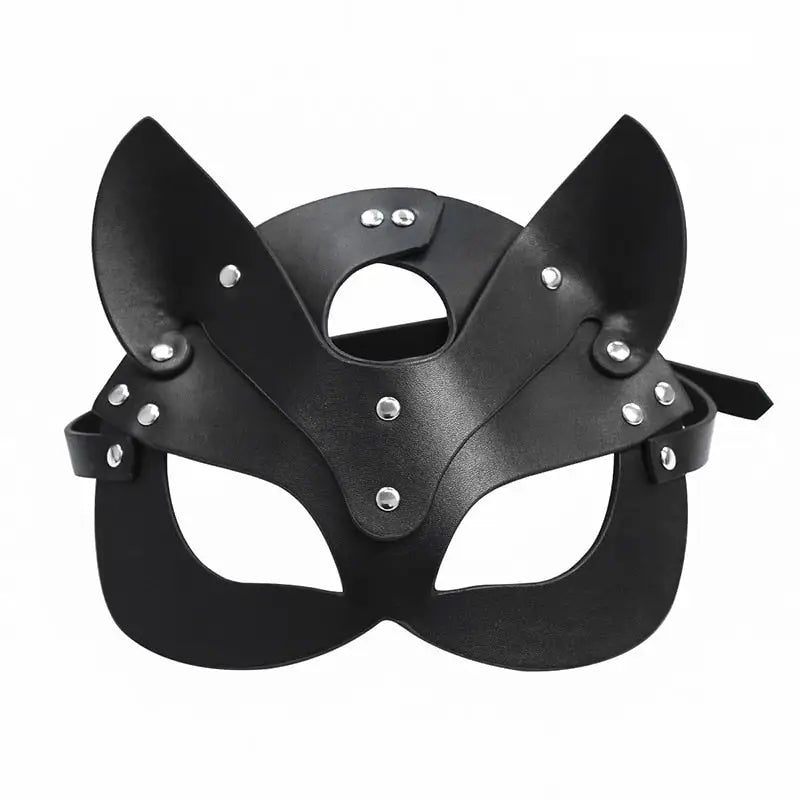 Leather Cat Mask