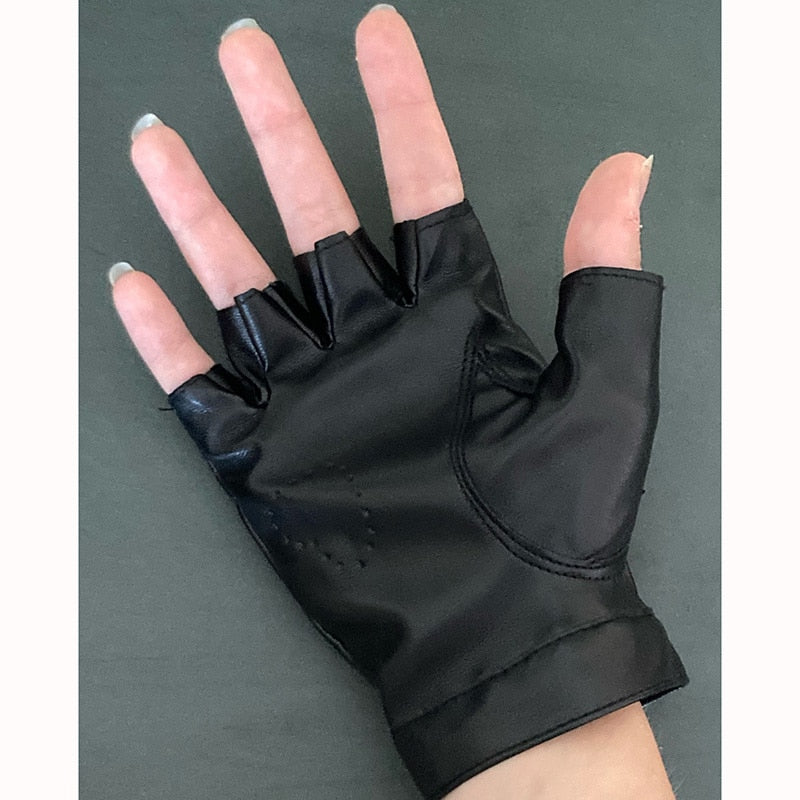 Leather Fetish Gloves