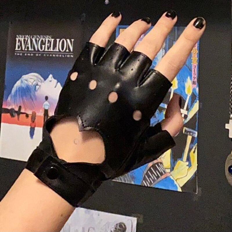 Leather Fetish Gloves