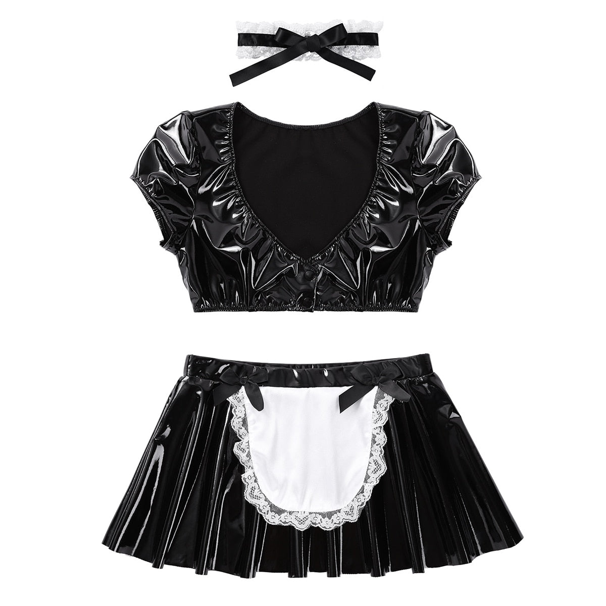 Leather Maid Outfit