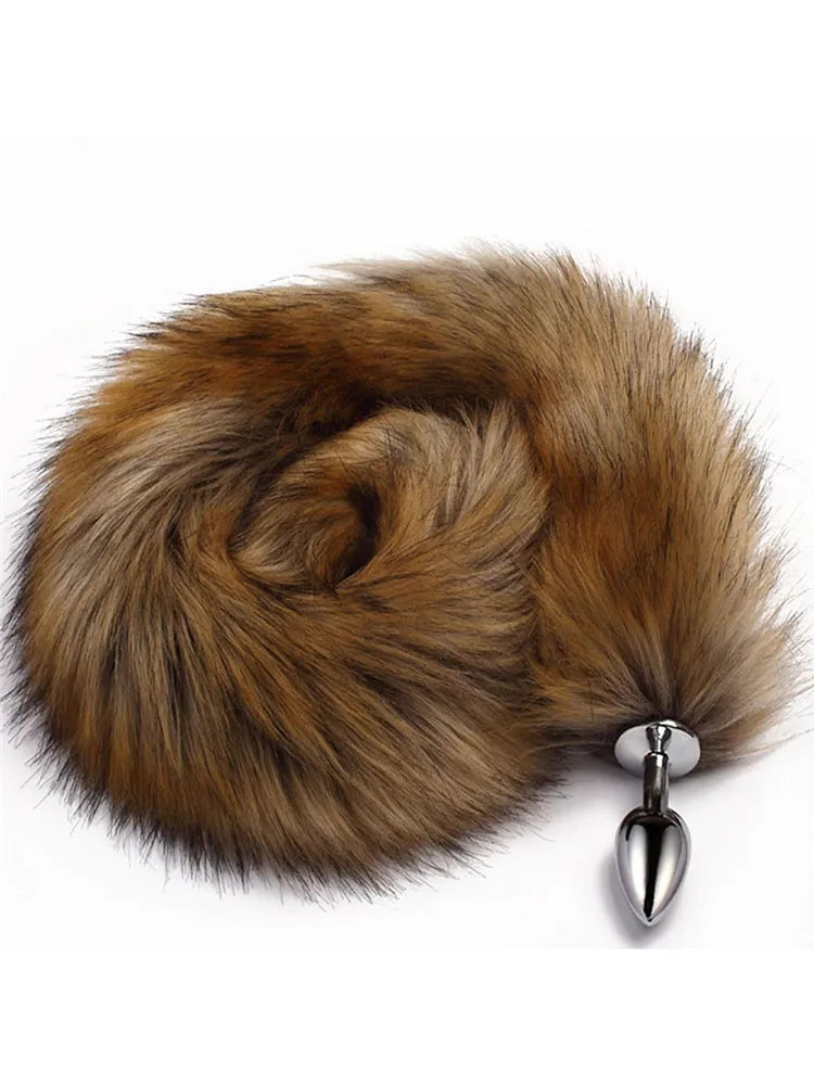 Long Fox Tail - Fox / S (2.8cm)