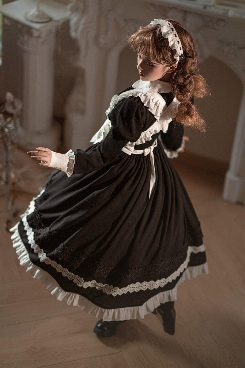 Long Sleeve Maid Dress