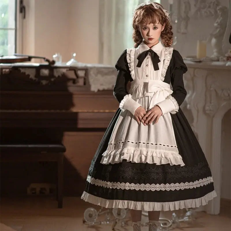 Long Sleeve Maid Dress