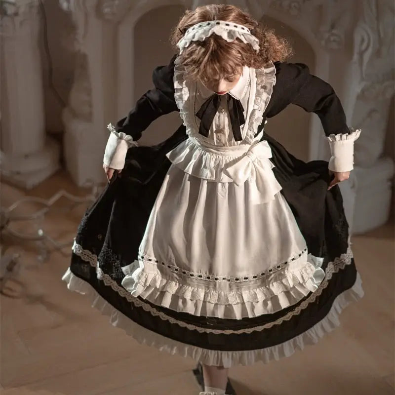 Long Sleeve Maid Dress