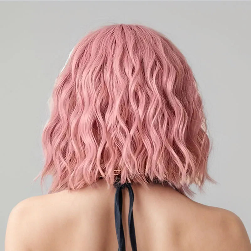 Pink Wig - Pink / 1pc / 14inches