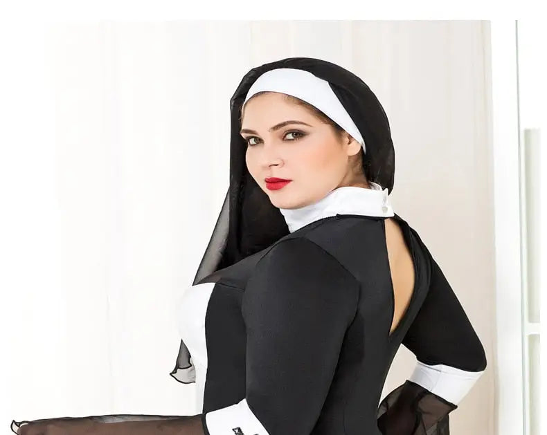 Plus Size Sexy Nun Costume