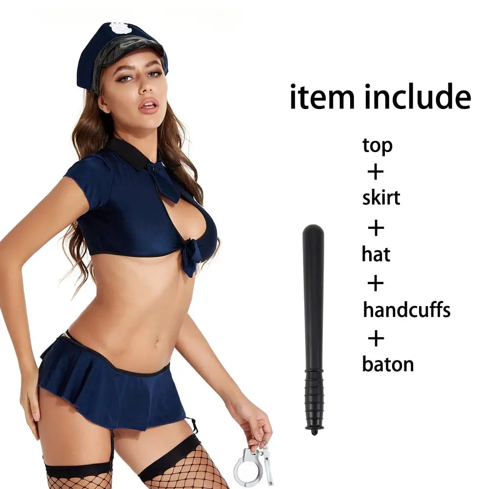 Police Officer Costume - Baton Set / S