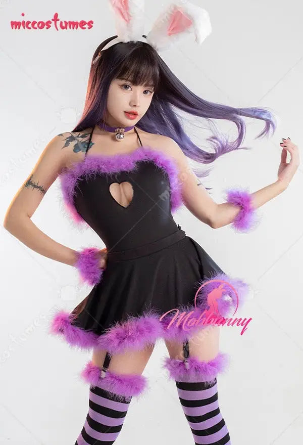 Purple Playboy Bunny Costume