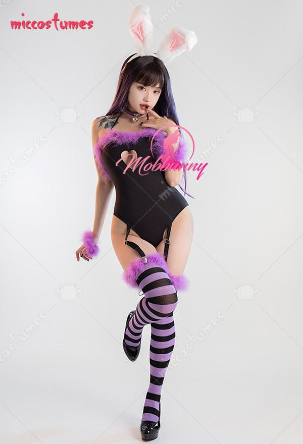 Purple Playboy Bunny Costume - Purple / S / China