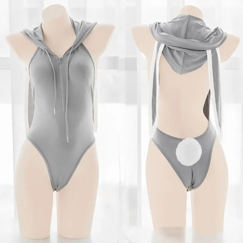 Rabbit Sexy Costume - Gray / One Size