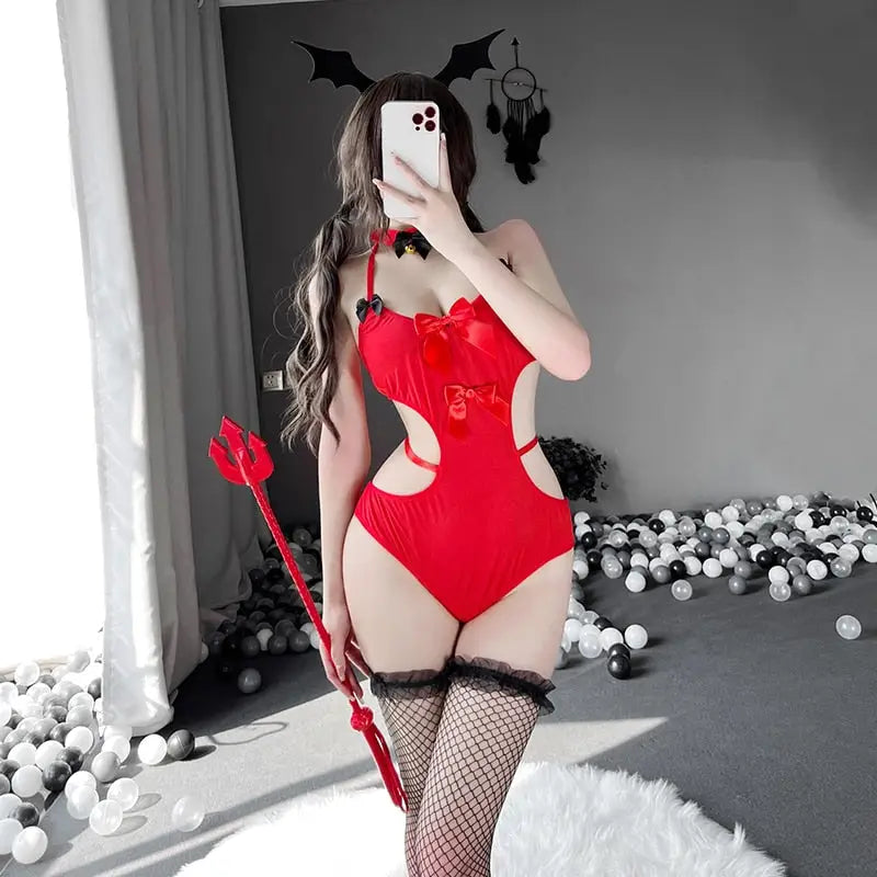 Red Devil Costume - Red / Devil