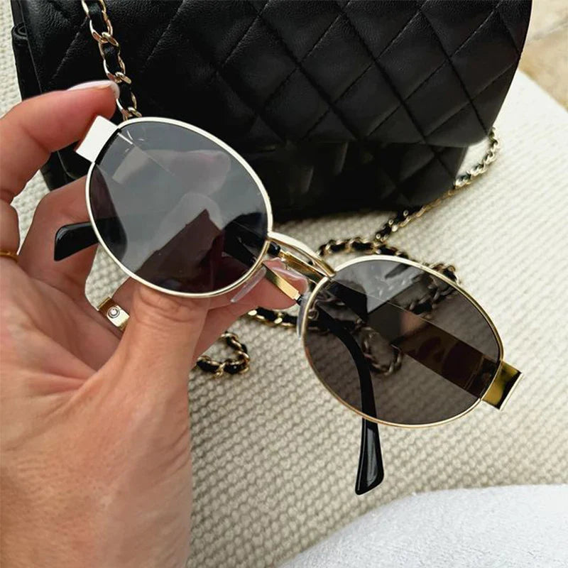 Retro Oval Sunglasses