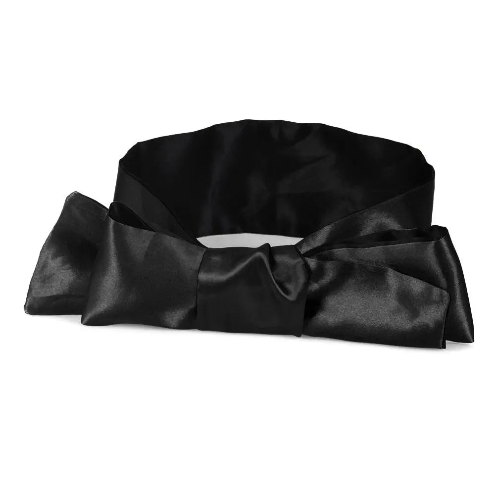 Ribbon Eye Mask - Black