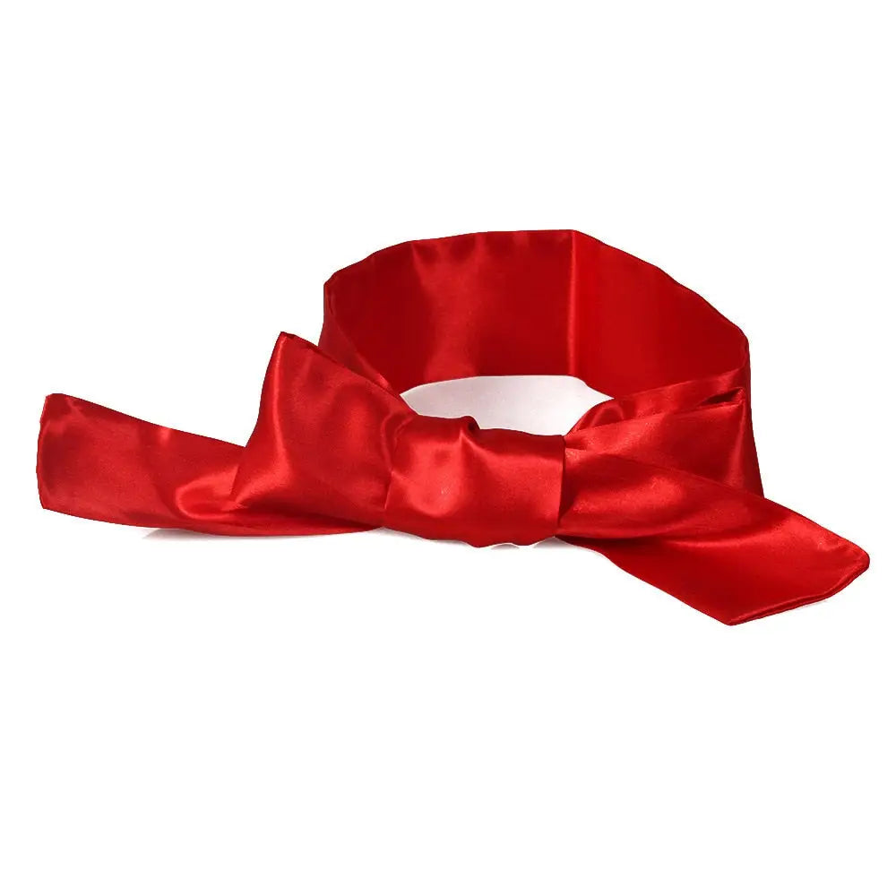 Ribbon Eye Mask - Red