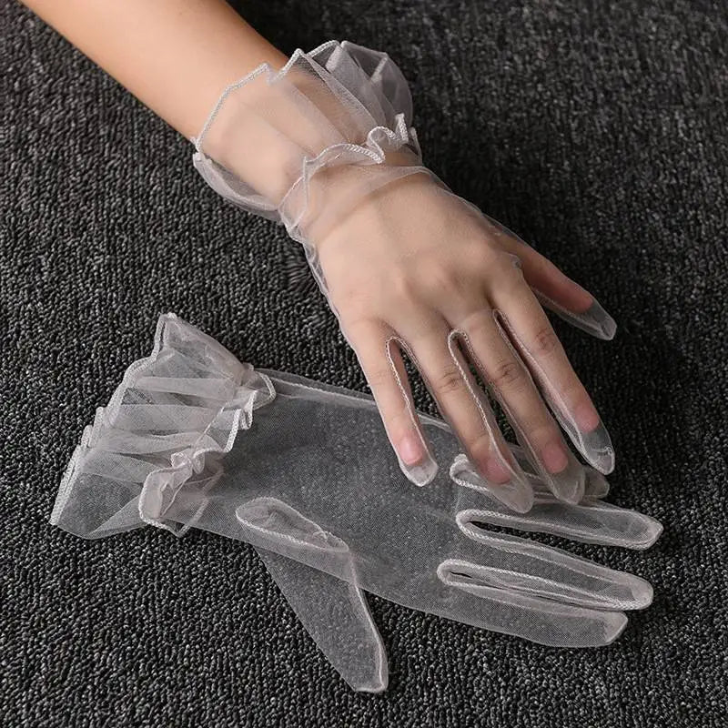 See-Through Gloves - Gray / One Size