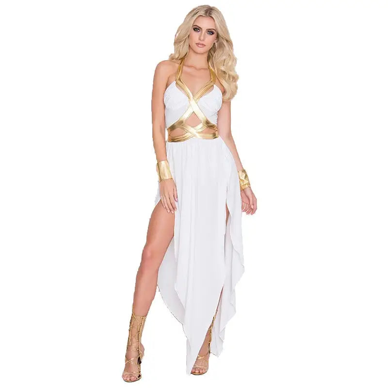 Sexy Athena Costume - White / S