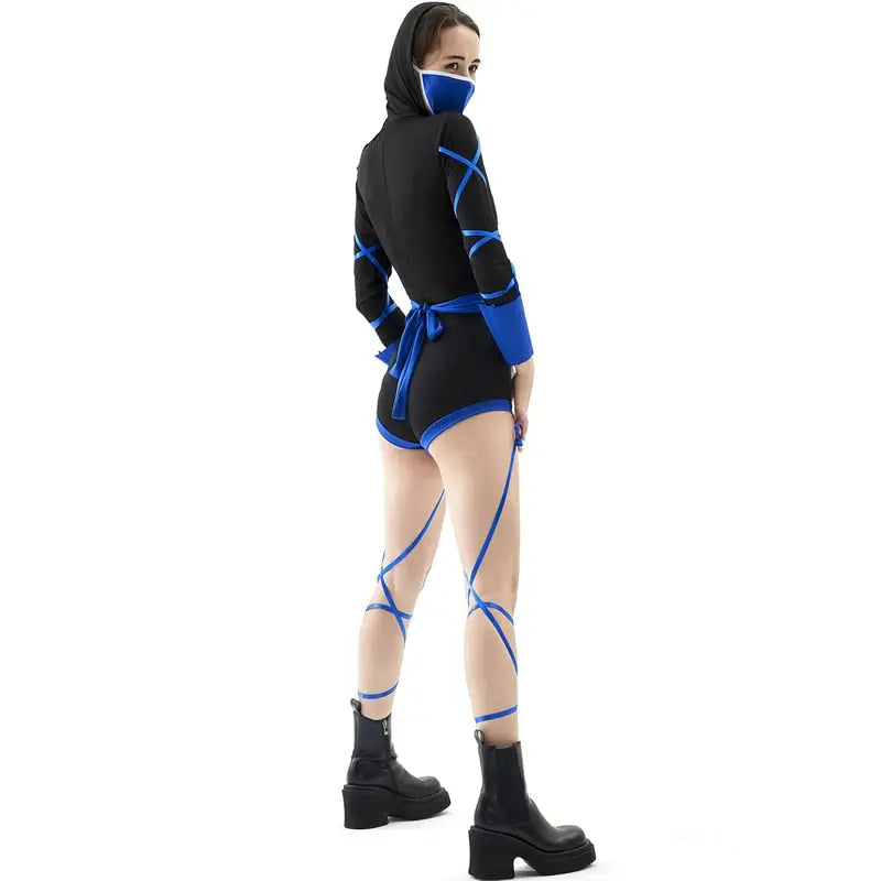 Sexy Blue Ninja Costume